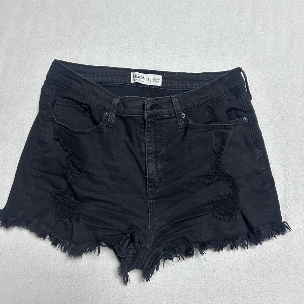 Mudd high-rise shorties stretchy